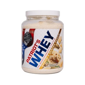 'Merica Labz Patriot's Whey, The Revolutionary's Protein, 25G Protein, 25 Servings (Mamaw's Banana Puddin')