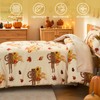 Cottolester Twin Size Comforter Thanksgiving Comforters for Boys&Girls