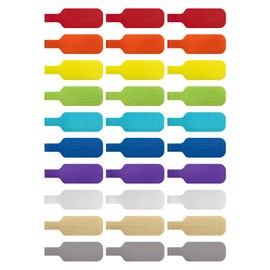 Wrap-It Storage Wrap-It Storage - Cable Labels, Medium, Multi-Color (30-Pack) Write On Cord Labels, Wire Labels, Cable Tags and Wire Tags for Cable Management and Identification