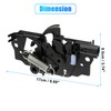 X AUTOHAUX Car Engine Hood Latch Lock for Ford Escape