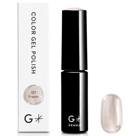 Gel Nail Color (137 Frontin) | Single Color Pearl Gold Self Gel Nail