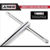 ARES 33004 - 11-Inch Basin Wrench with Adjustable Jaw -