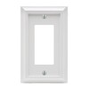 AMERELLE Deerfield 1 Gang Rocker Composite Wall Plate - White