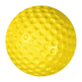 Champro Dimple Mold Soft Baseball (Yellow, 9-Inch)