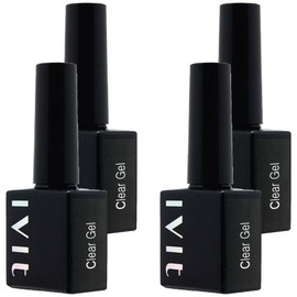 iBit Better Tone Gel Nail Clear Gel, 4 pieces, 10ml / 아이빛 베러톤 젤네일 클리어젤, 4개, 10ml