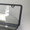 MotorVehicleParts Powder Coated Matte Black Stainless Steel License Plate Frame