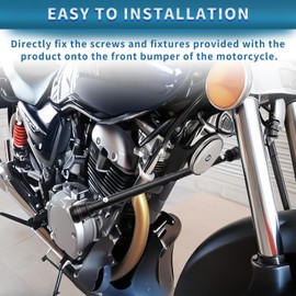 PLUSBEAM Motorcycle Light Bracket Bar, 23inch Turn Signal Light Mount Bar, Spotlight Front Holder Clamp Accessories, Universal Fit for Motorcycle