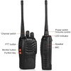 BAOFENG Walkie Talkies Long Range for Adults with Earpieces,16 Channel