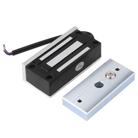 Richer-R Electromagnetic Lock, Electric Magnetic Door Lock, 60kg Electric Magnetic Lock, Door Access Control for Door Cabinet, Drawer, Wooden Door, Glass Door, Metal Door, Fire Door and More