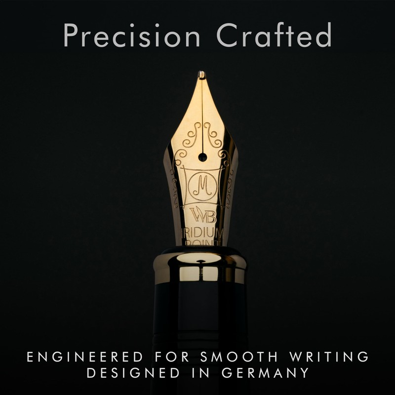 Wordsworth and Black Replacement Nib (Majesti Gold Trim Fountain Pen)