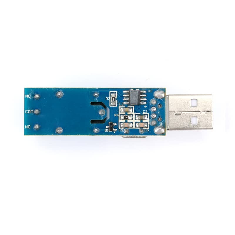 JESSINIE USB Serial Port Control Relay Module Sturdy Durable Lightweight