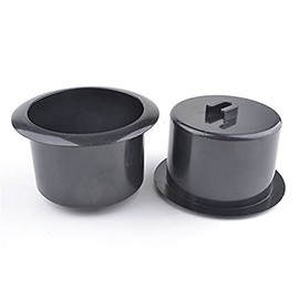 luzen 2 Pcs Black Plastic Recliner-Handles Replacement Cup Holder Insert for Sofa Boat Rv Couch Recliner Car Truck Poker Table