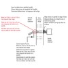 Prime-Line K 5071 Push Button Latch w/ Tie Down, Single