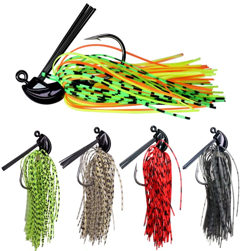 THKFISH Kunstköder Set Angeln Jigs Künstlicher Köder Angelköder Angelhaken A-14g