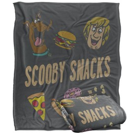 SCOOBY DOO! Optimalweiche Kuscheldecke von Silky Touch, 152 x 127 cm