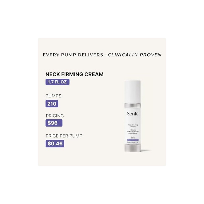 Sente Crema Reafirmante Para El Cuello Senté Para Piel Arrugada