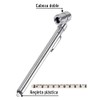 Pretul MEA-50DP, Medidor de presión 50 lbs, cabeza doble
