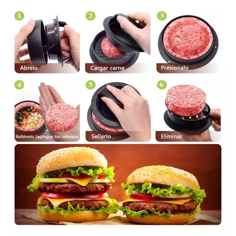 Zuotai Prensas De Hamburguesa Cocina Molde De Carne De Hacer