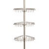 Kenney KN61520 Adjustable Height (5'-9') Spring Tension Metal Corner Pole