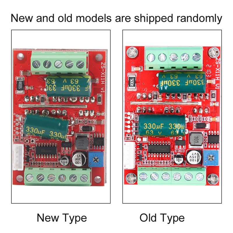 Tissting 12V 24V 48V PWM Brushless Motor Control, Motor Controller