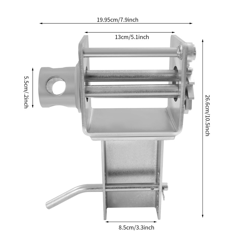 CUBELLIN Trailer Stake Pocket Winch 5400 lbs Capacity Heavy Duty