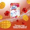 Lysol Limpiador automático para inodoro de gel, mango e hibisco,
