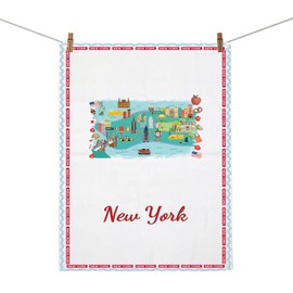 AKTAP New York Kitchen Towel New York Themed Gifts New York Kitchen Decor New York City Towel New York Souvenirs Gifts (Towel, New York Towel-HT)