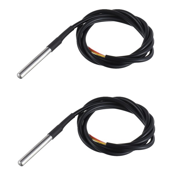 BOJACK DS18B20 1M Temperature Sensor Temperature Probe Stainless Steel Package
