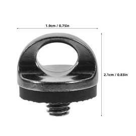 SHINEOFI 4Pcs Ring Screw Camera Accessories with Anti-slip Design for Screw Mount Portable Ring Mounting Bracket for Tripod Quick Release Plate Photography Support