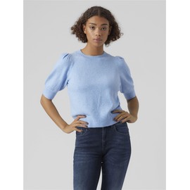 VERO MODA Women's Jumper, Little Boy Blue/Detail:melange