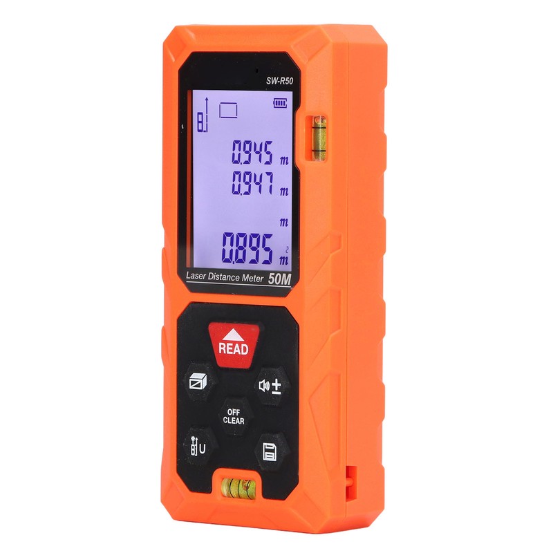 Handheld Laser Distance Meter High Accuracy Double Sensing Holes Digital
