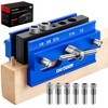 DAYDOOR 2.1" Self Centering Dowel Jig, Universal Capacity Doweling Jig
