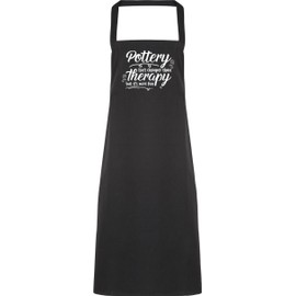 Hippowarehouse Pottery isn't cheaper than therapy but it's more fun Apron kitchen cooking painting DIY onesize adult