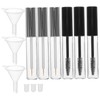 TOVINANNA 3pcs 10ml Cream Balm Tubes Funnels Diy Mascara Containers