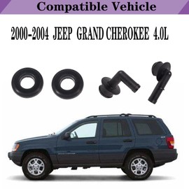53013360AA For Jeep Grand Cherokee 4.0 PCV Valve 2000 2001 2002 2003 2004 Grand Cherokee Vent Valve Elbow & Grommet PCV CCV Vent Crankcase Vent Hose 4.0L 00 01 02 03 04 53030497 02946079.