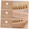 IWOWHERO Double Sided Fingernail Cleaning Brush Professional Nail Manicure Tool
