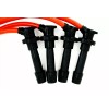 VMS RACING RED 10.2MM SPARK PLUG IGNITION WIRES FOR 90-94
