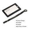sourcing map Luggage Tag, PVC Identifier Card Holder Label, Excuse