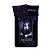 Wednesday Addams Bedding Set, 100% Cotton, Reversible Wednesday Duvet Cover
