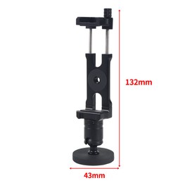CS PRIORITY Handy Klemmhalter Halterung Cold Shoe Mount Magnetische Saugfuß für Smartphone DSL Kamera Vlog Halterung Stativ Adapter (Typ E Magnetisch)
