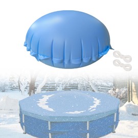 4 x 4 Ft Air Pillow with Ropes for Above Ground Pool - Winter Swimming Pool Cover Closing Winterizing Accessories, 1 Pcs