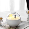 220ML Mini Humidifier USB Astronaut Design with Warm Yellow Light