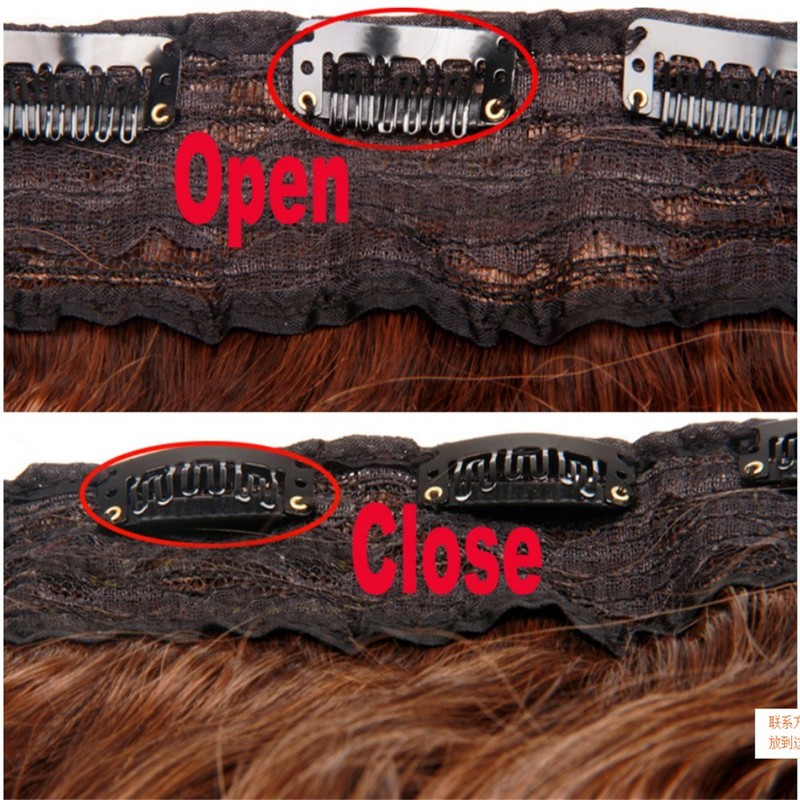 CEXIN Wig, Extensions, Nape of the Neck Wig, Gradation, Clip,