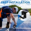 Pack of 4 Solar Panel Bracket End Clamp 30 mm