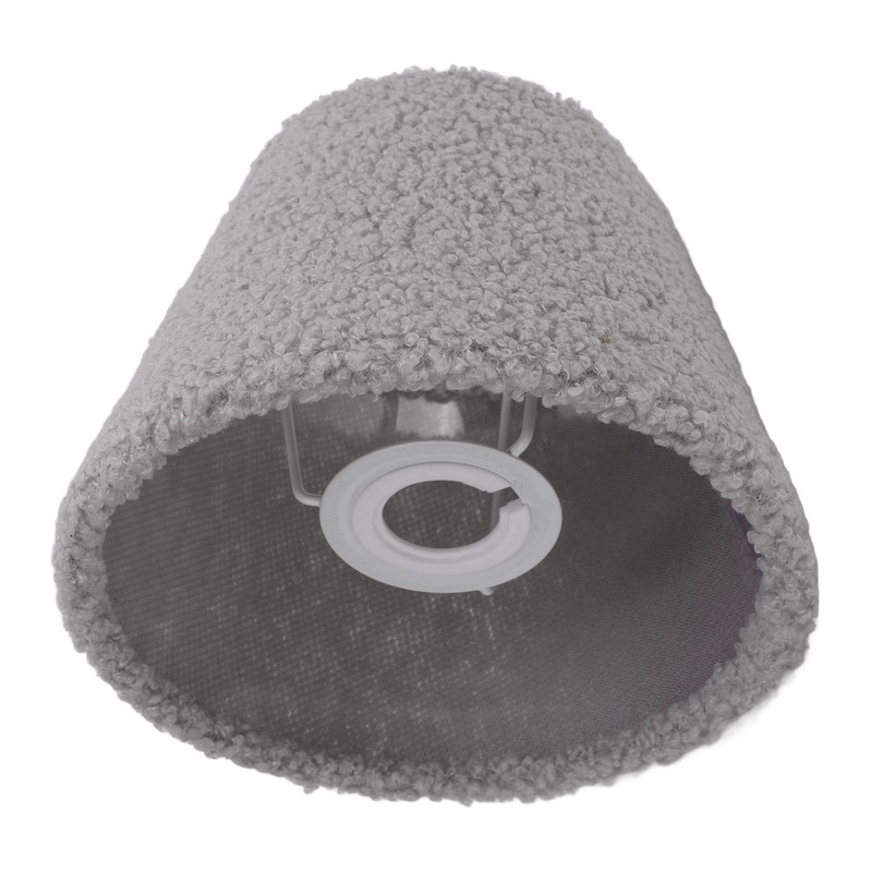 Plush Cloth Lamp Shade Replacement Decorative Soft Comfortable Cone Round