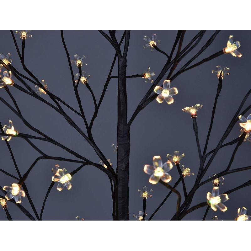 Lightshare Cherry Blossom Lighted Tree 5 Feet, RGB with Remote