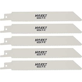Hazet Reciprok Saw Blades (5 Pieces, Bevelled Scalloped Teeth for Hazet 9034 P-2) 9034 P-R/5