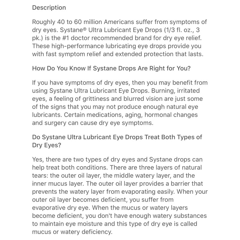 Alcon Systane Ultra-lubrican