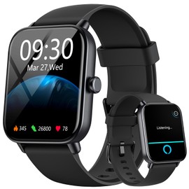 aeac - Relojes inteligentes para hombres y mujeres, [nuevo] Reloj de seguimiento de fitness HD de 1.8 pulgadas para Android e iOS, reloj inteligente  