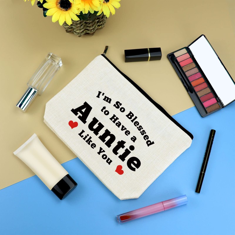 Aunt Gift Aunt Appreciation Gift Makeup Bag Auntie Birthday Gifts